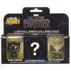 Funko pint Size Hero: Black Panther 3 Pack (Styles May Vary) Collectible Figures Funko Action Figures