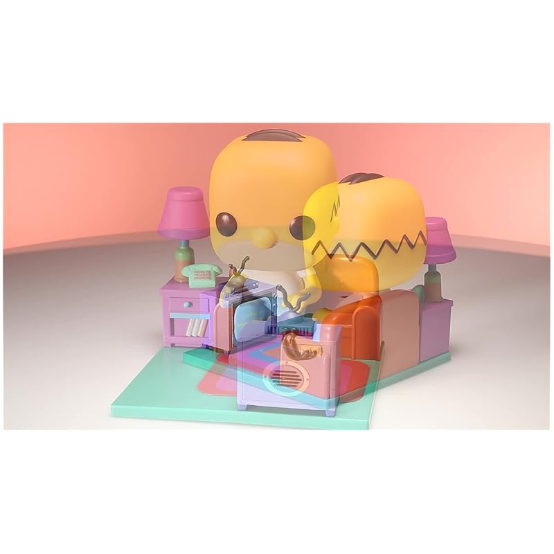 Bobbleheads Funko Funko Pop! Deluxe: The Simpsons - Couch Homer Watching TV