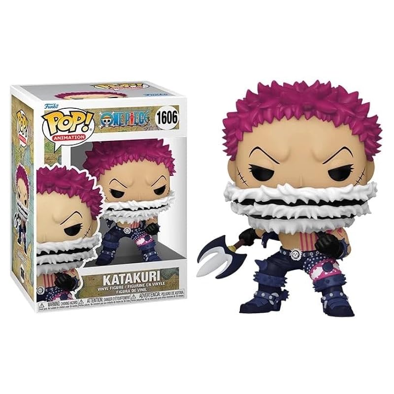 Bobbleheads Funko Funko Pop One Piece + Protector: Pop! Animation Vinyl Figure (Gift Set Bundled with ToyBop Brand Box Protector Collector Case) (Katakuri)