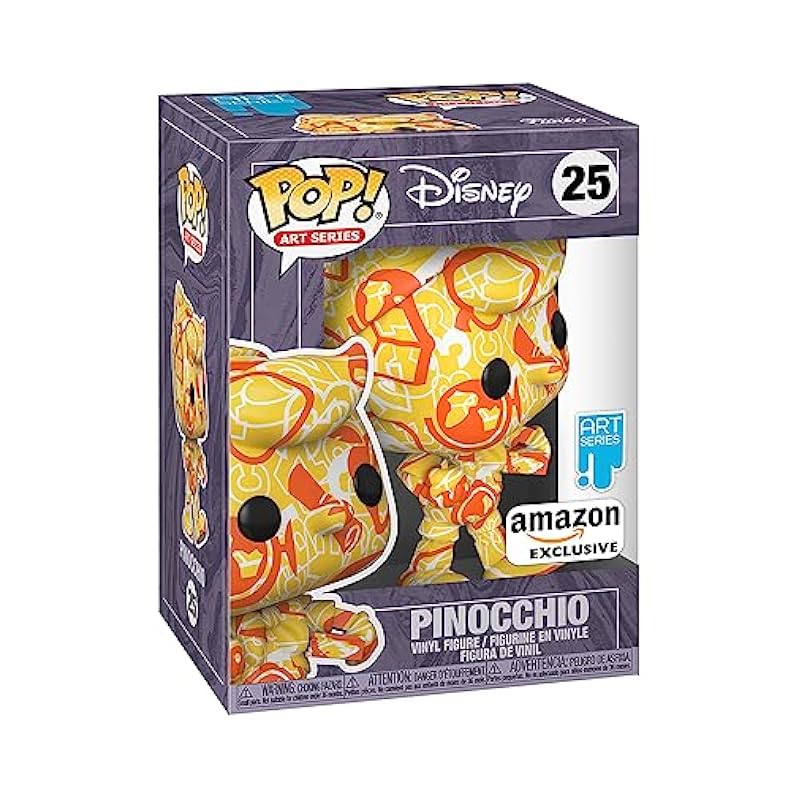 POP Artist Series: Disney Treasures from The Vault - Pinocchio, Amazon Exclusive, MultiPinocchio (55670) Pinocchio Action Figures Funko
