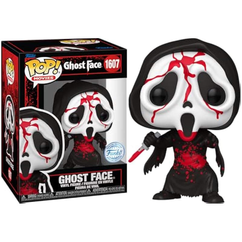 Pop! Movies: Ghost Face - Bloody Ghost Face (Exclusive) Bobbleheads Funko