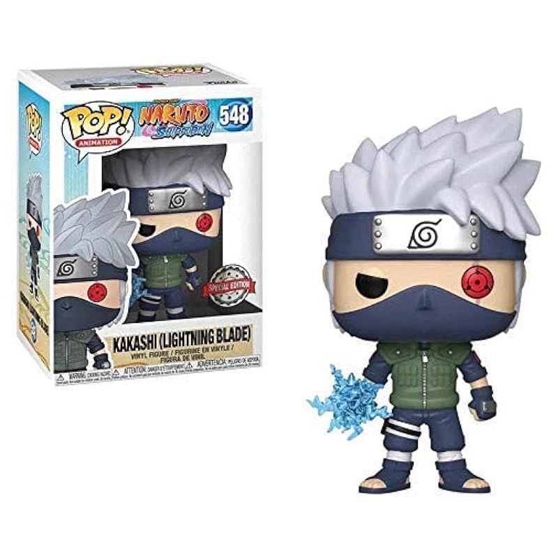 Naruto Shippuden - Kakashi (Lightning Blade) POP Figure #548 Special Edition Exclusive Action Figures Funko