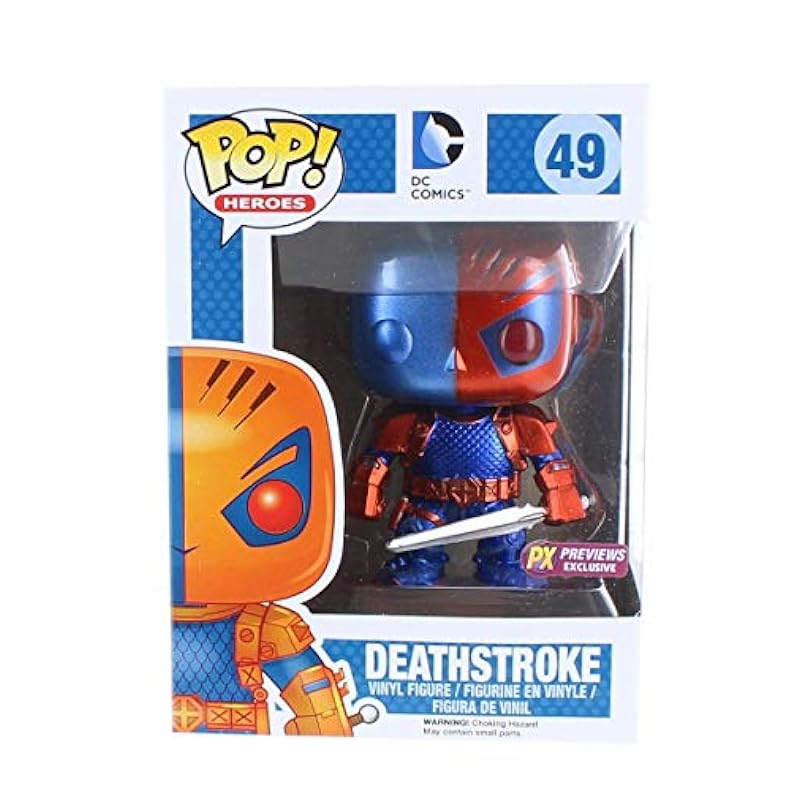 Bobbleheads Funko Funko Pop DC Heroes: Deathstroke Vinyl Figure (Metallic Version)