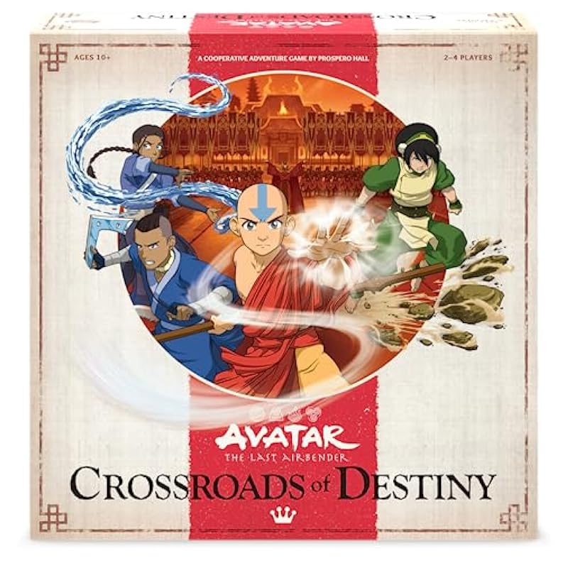 Board Games Funko Funko Avatar: The Last Airbender Crossroads of Destiny Board Game for 2-4 Players Ages 10 and Up