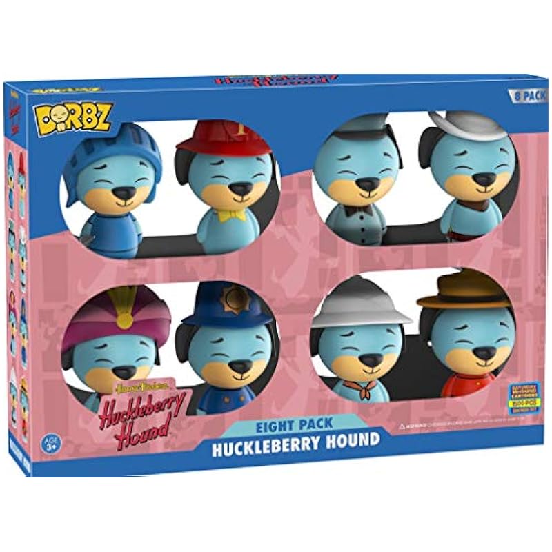 SDCC 2017 Exclusive Huckleberry Hound 8-Pack Dorbz Figure LE 1500 Bobbleheads Funko