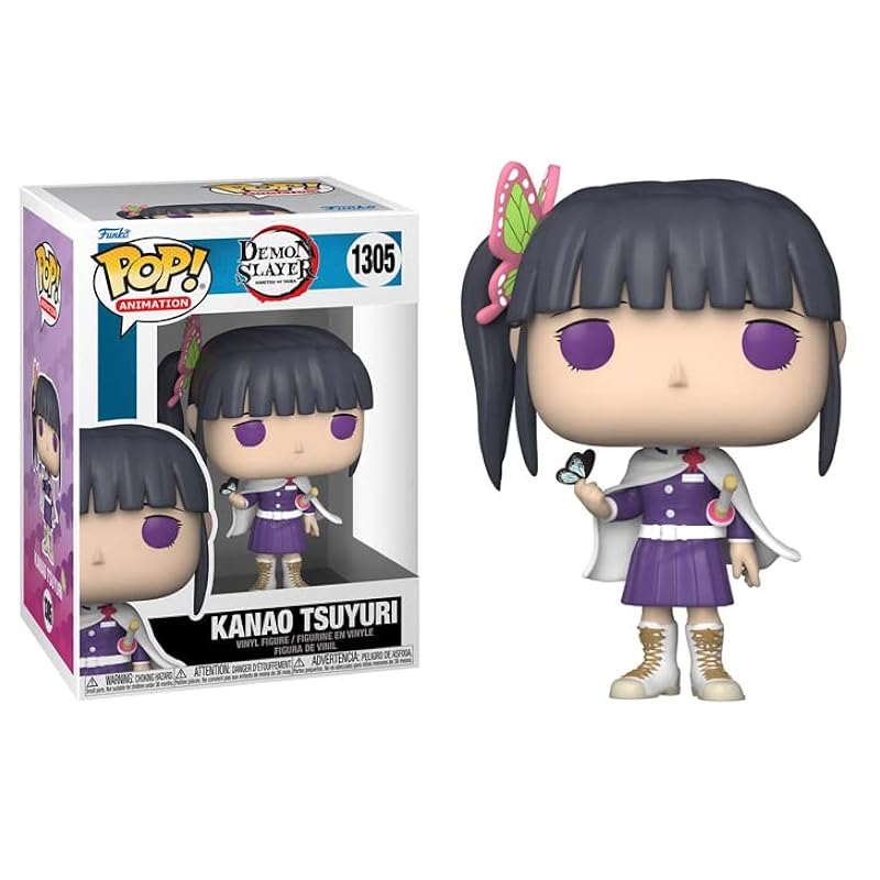 POP Demon Slayer - Kanao Tsuyuri Funko Vinyl Figure (Bundled with Compatible Box Protector Case), Multi, 3.75 inches Action Figures Funko