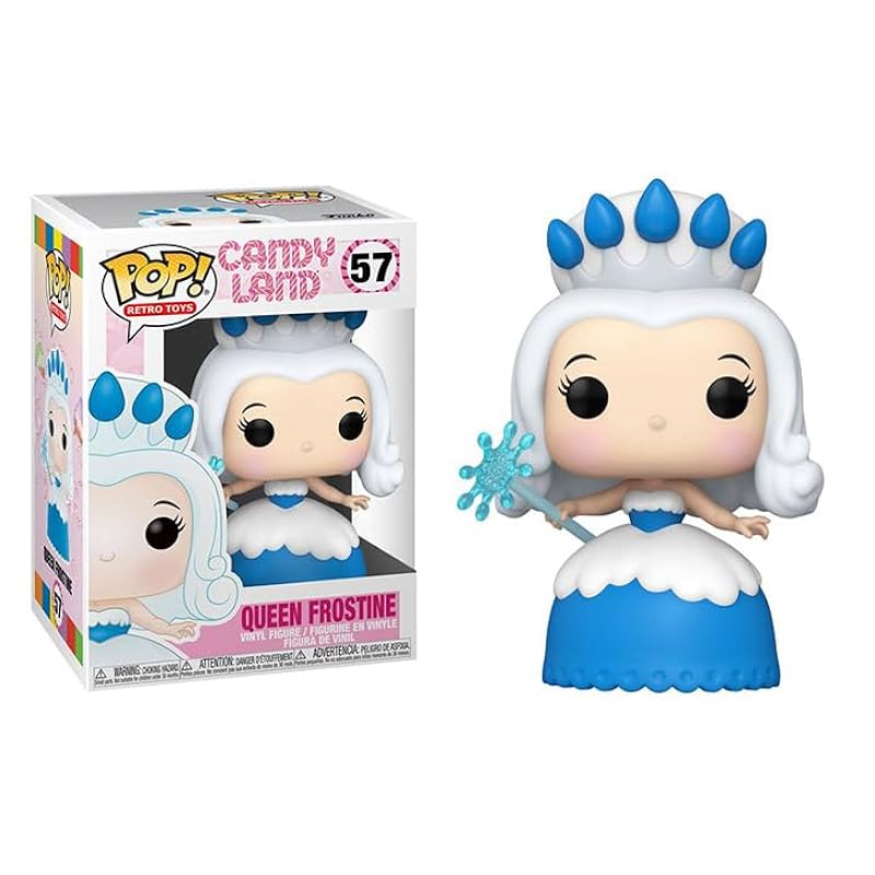 Bobbleheads Funko Funko Pop Candyland + Protector: Pop! Retro Toys Vinyl Figure (Gift Set Bundled with ToyBop Brand Box Protector Collector Case) (Queen Frostine)