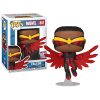 Bobbleheads Funko Funko Pop! Marvel: Falcon 881 (2021 Summer Convention Virtual Funkon Shared Exclusive)