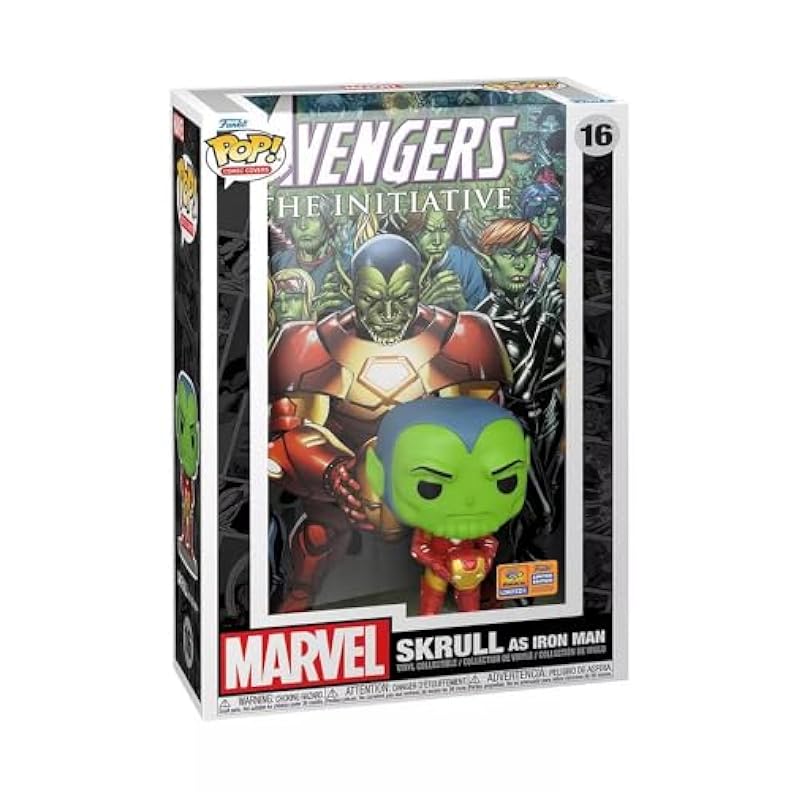 Action Figures Funko Funko Pop! Cover Art Marvel Collection Collectible Vinyl Figure Comic Covers (Skrull as Iron Man), 15689985