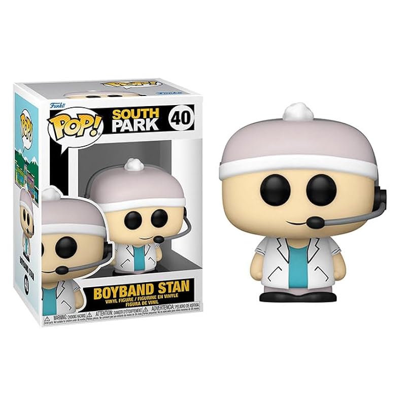 Bobbleheads Funko Funko South Park Boyband + Protector: Pop! Animation Vinyl Figure (Bundled with ToyBop Box Protector Collector Case) (Boyband Stan)