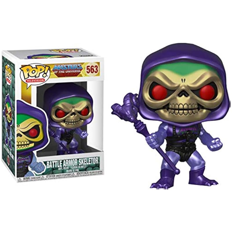 Funko Funko POP! Masters The Universe, Metallic Battle Armor Skeletor Exclusive Statues