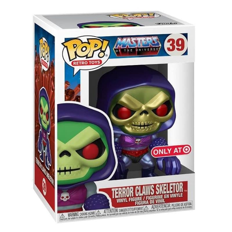 Terror Claws Skeletor (Target Exclusive) Pop! Retro Toys - Bundled with Compatible Pop Box Protector… Action Figures Funko