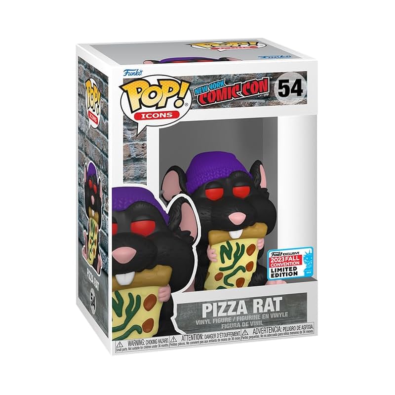 Pop! Icons: NYCC 2023 - Pizza Rat (NYCC 2023 Shared Exclusive) Bobbleheads Funko